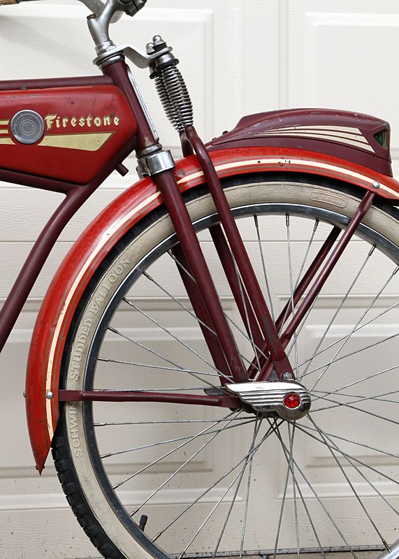 1952 Firestone Super Cruiser Bisiklet Tasarımı, Vintage Bisikletler, Bisiklet Aksesuarları, Ye...jpg
