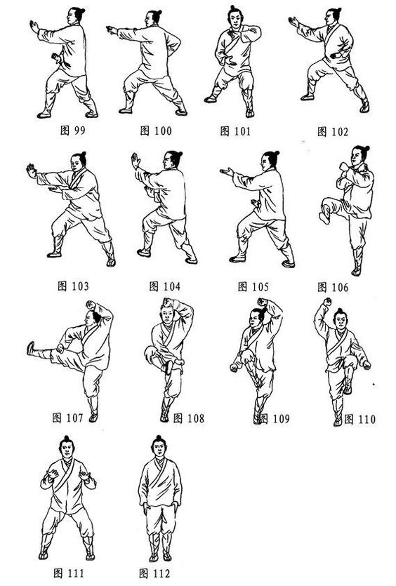 All for Kung Fu, Tai Chi & Martial Arts — Traditional Chinese Tai Chi Chuan Movements Fresco S...jpg