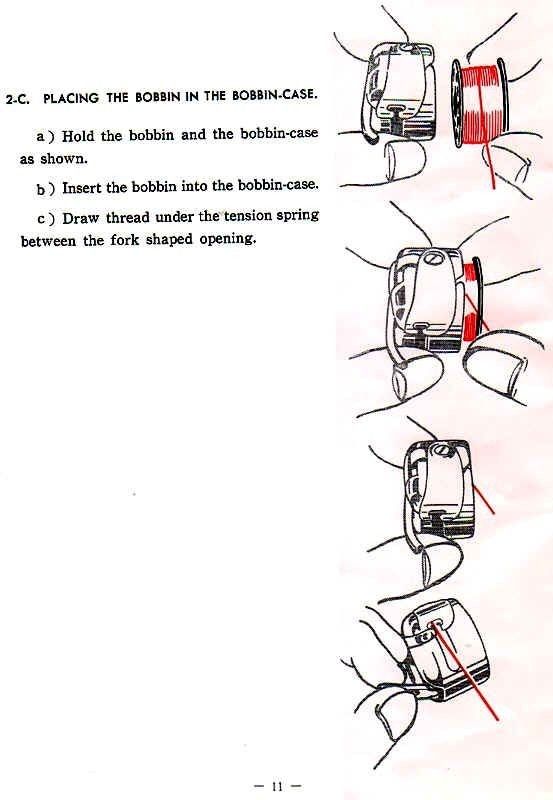 an instruction manual for how to use the bobbin wheel on a toy car, with instructions.jpg