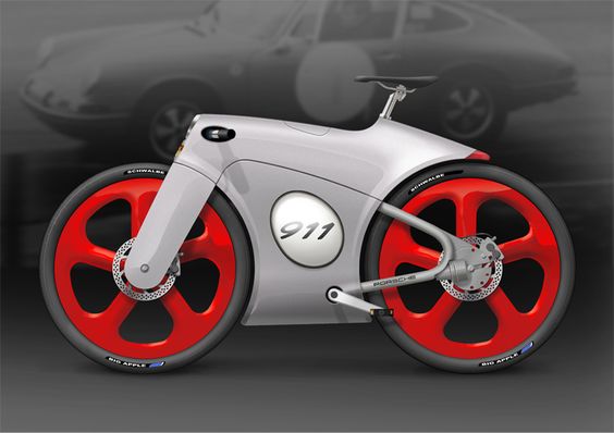bastiaan kok_ porsche bicycle Porsche 911, Bisiklet Tasarımı, Yol Bisikleti, Spor Motosikletle...jpg