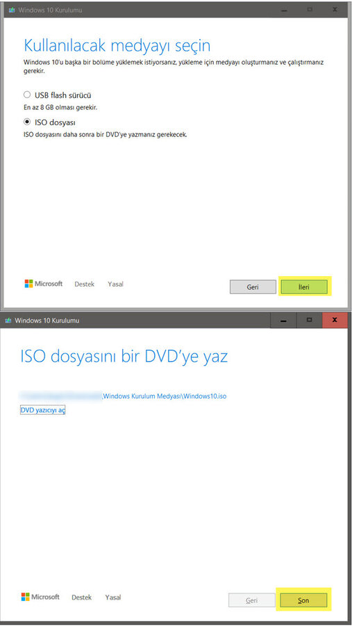 ISO dosyası oluştur ve ISO dosyasını bir DVD'ye yaz.jpg