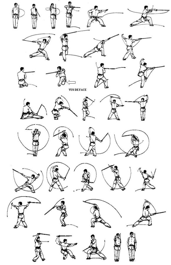 #jianshuJianshu Dövüş Sanatları Eğitimi, Sanat Çizimler, Samuray Kılıcı, Hareket Çizimi, D.jpg