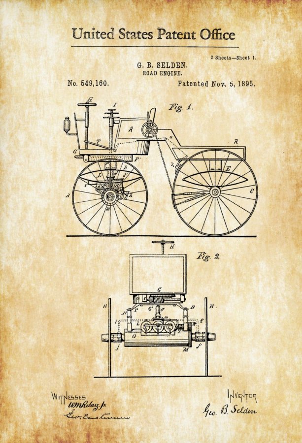 New to PatentsAsPrints on Etsy_ Road Engine Patent - Patent Print Wall Decor Automobile Decor ...jpg