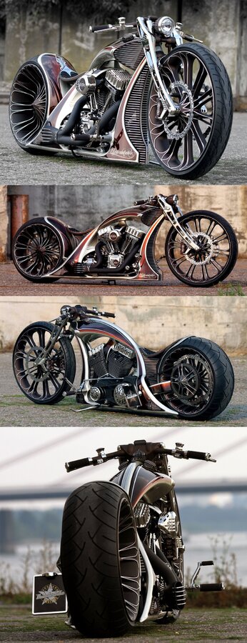 Thunderbike Unbreakable custom motorcycle with Harley-Davidson Screamin Eagle engine Özel Moto...jpg