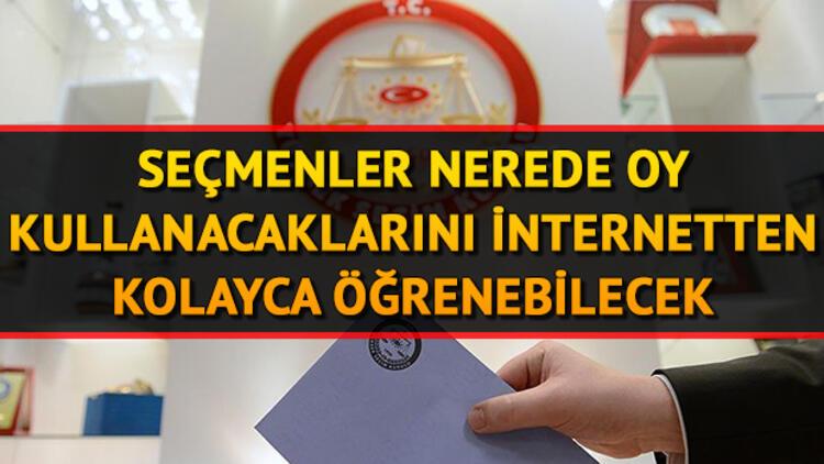 Hangi sandıkta oy kullanacağım? YSK seçmen sorgulama sayfası