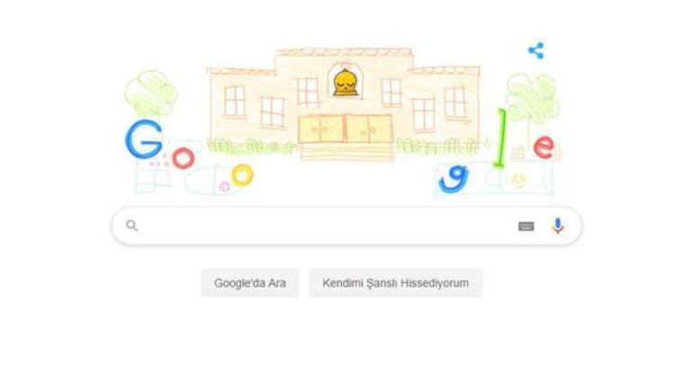 Ara tatilin yapılacağı tarihler belli oldu Okulun ilk günü Google tarafından doodle oldu