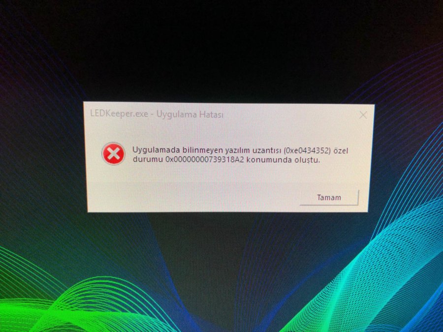 LEDKeeper.exe Uygulama Hatası SDN Forum