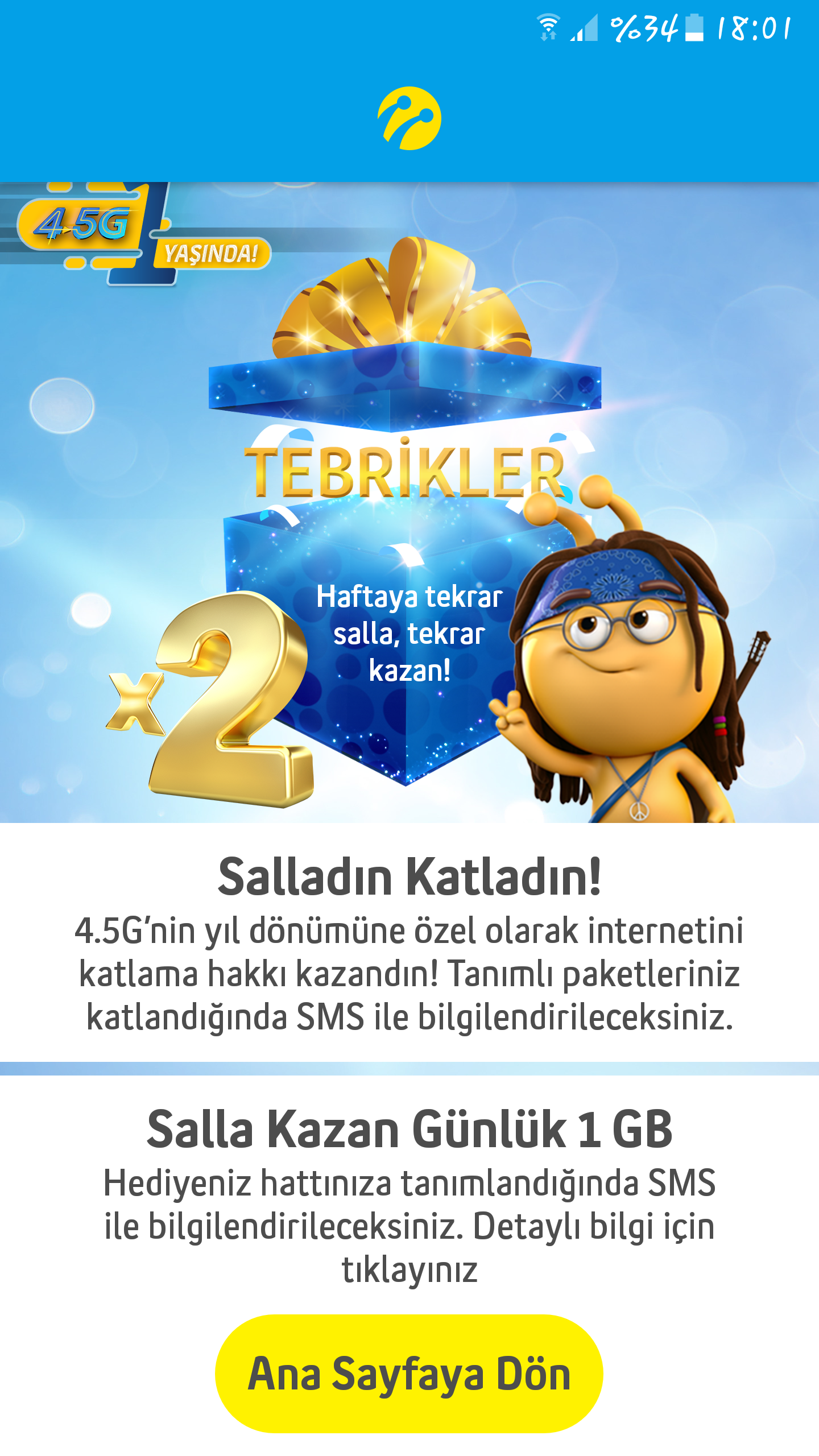 Turkcell 4.5G Salla Kazan ve Katlanan Kampanyası SDN Forum