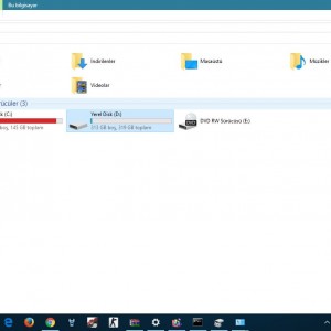 Windows 10 ayrılmamış alanı disk ile birleştirme ?