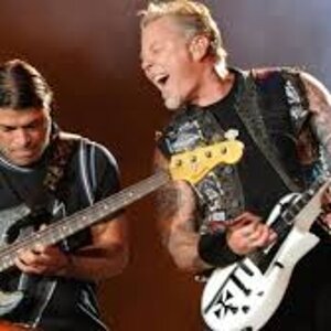 James Hetfield and Robert Trujillo Concert Photo.