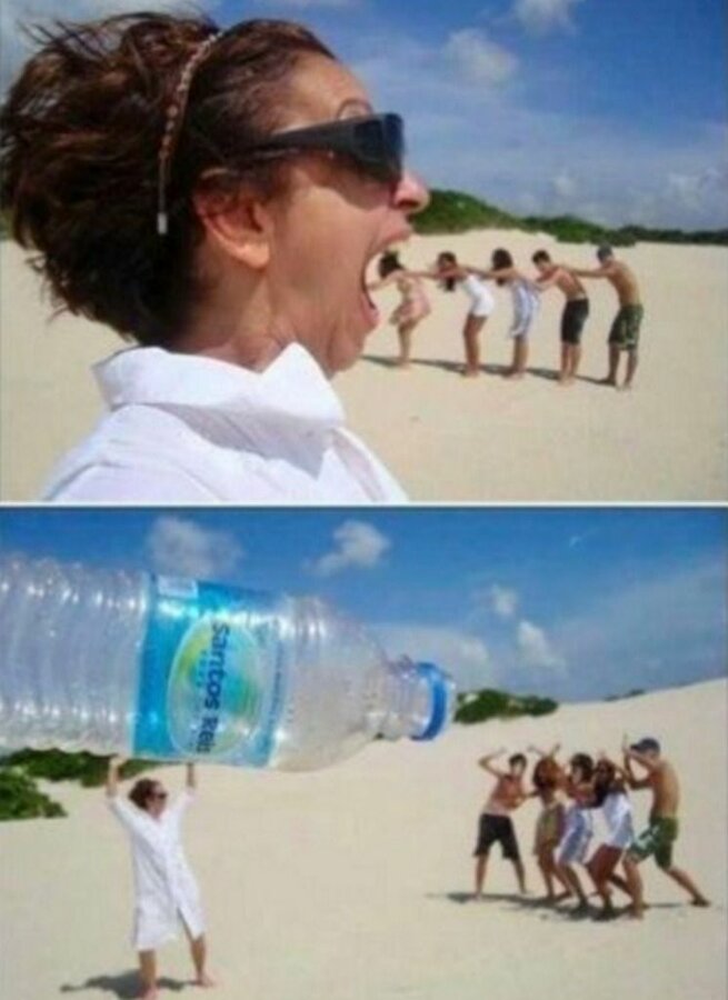 14 Optical Illusions That Are Even Funnier at the Beach Woman's World.jpg