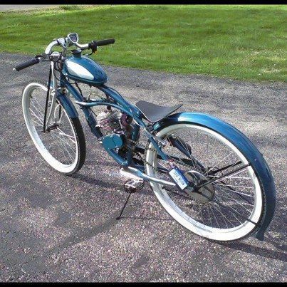 28 Best Motorized Bicycle From Time To Time - vintagetopia Spor Motosikletler, Arabalar, Bisik...jpg