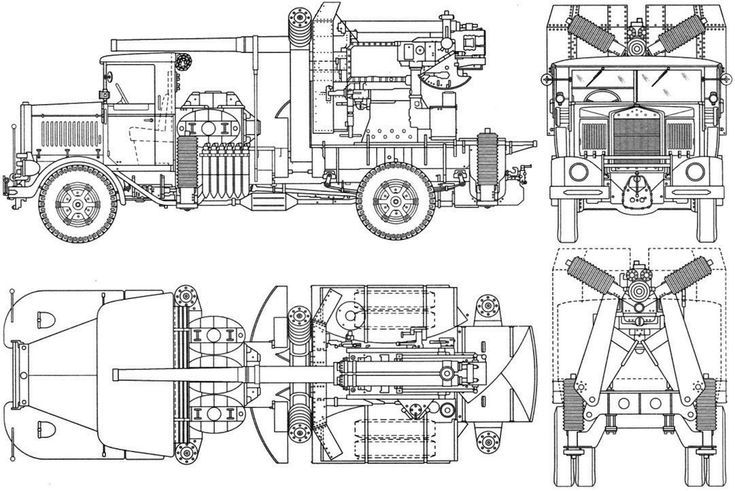 90mm Autocannon da 90 53 su Lancia 3Ro' Italian SPAAG mounted on a Lancia 3RO 5t, 4x2 truck . ...jpg