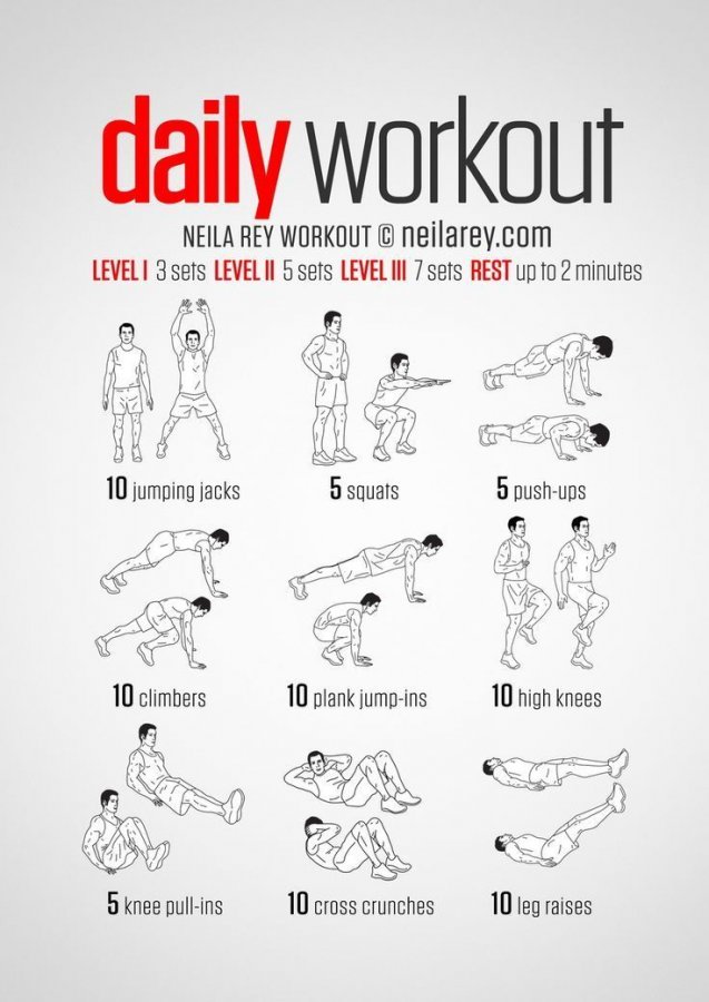 A simple no-equipment workout for every day_ nine exercises, ten reps per set. V... -  Work ou...jpg