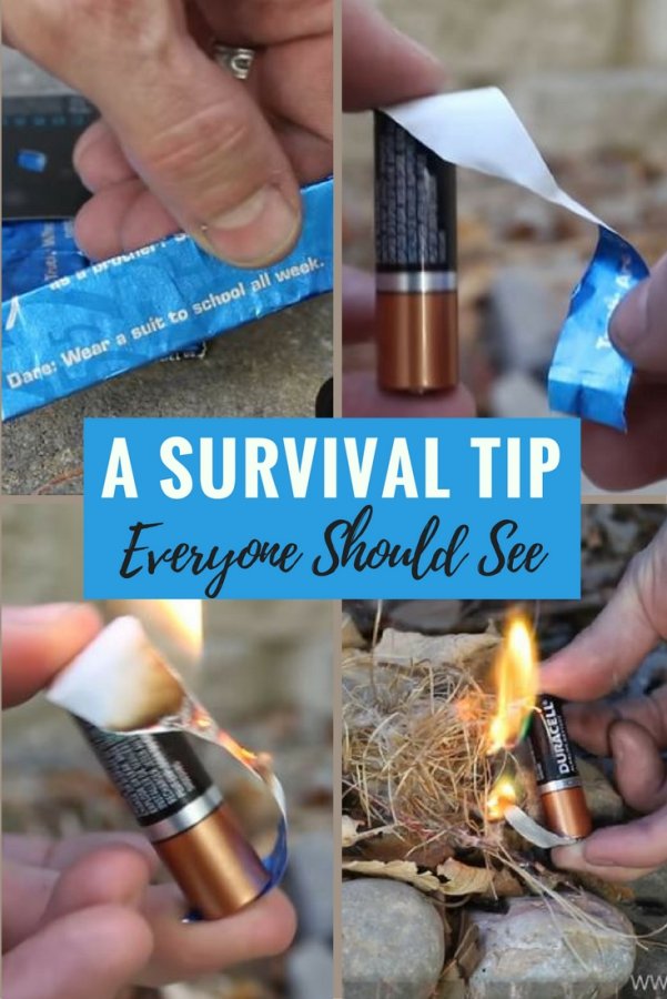 A Survival Tip Everyone Should Know - He Cuts A Gum Wrapper In Half_Then Reveals A Survival Ti...jpg