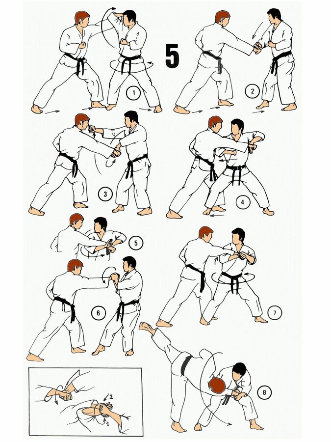 Aikido Martial ArtsSelf Defense Martial Arts Kihon kumite Gohonme (1) Botond Wado karate dojo.jpg