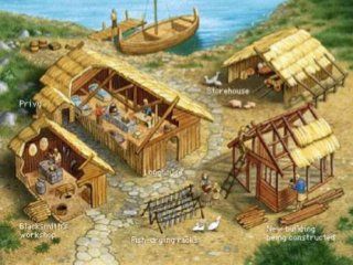 ArchaeologyMedieval HousesOld NorseViking HouseViking VillageNorseAncientFantasy MapRpg Viking...jpg