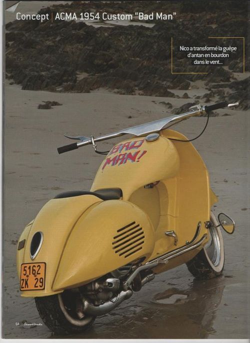 ‘BAD MAN’ Vespa Scooters, Özel Motosikletler, Motosikletler, Motosikletler, Bisikletler, Vespa.jpg