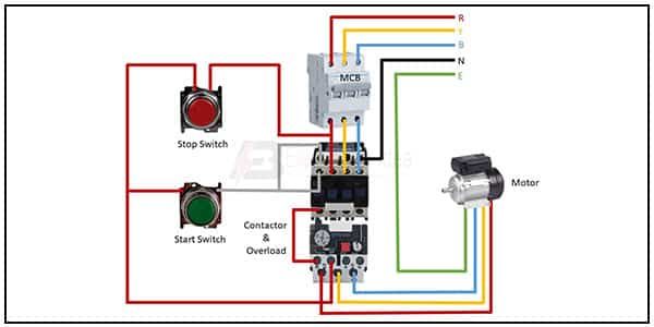 Cable 3 Phase Motor Start & Stop Wiring 3 Phase Motor Start & Stop wiring This diagram shows h...jpg