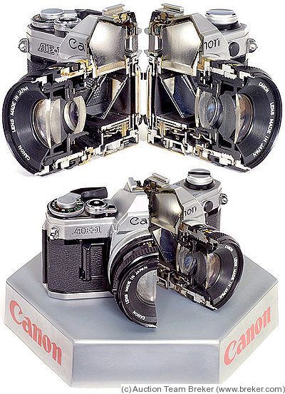 Canon Canon AE-1 Cutaway Price Guide estimate a camera value Canon Canon AE-1 Cutaway - c1976....jpg