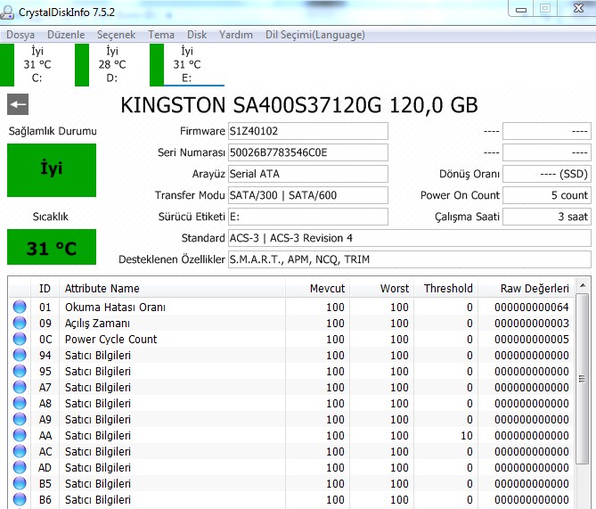 garantiden sıfır gelen hyperx fury 3d görünümlü kingston a400 ssd detaylı bilgisi.jpg