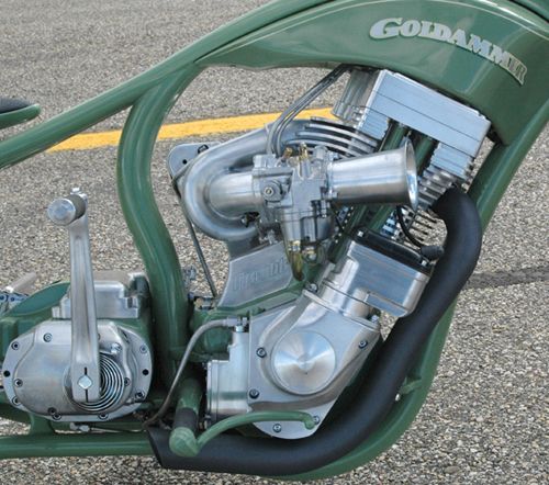 “Grasshopper” Custom show bike by Roger Goldhammer _ Turbocharged single cylinder, based on a Ha.jpg