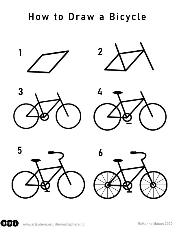 How to Draw a Bicycle Handout Art Sphere Inc..jpg