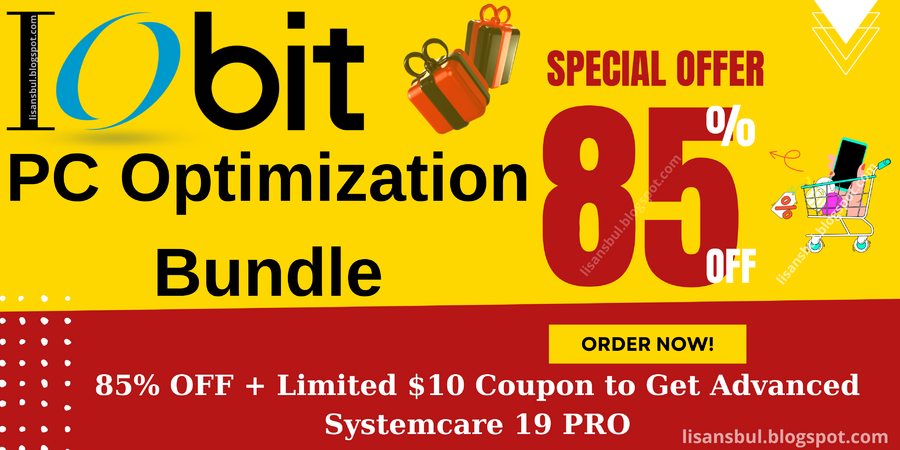 85% Discount Coupon Codes - IObit PC Optimization Pack – Advanced SystemCare PRO Image