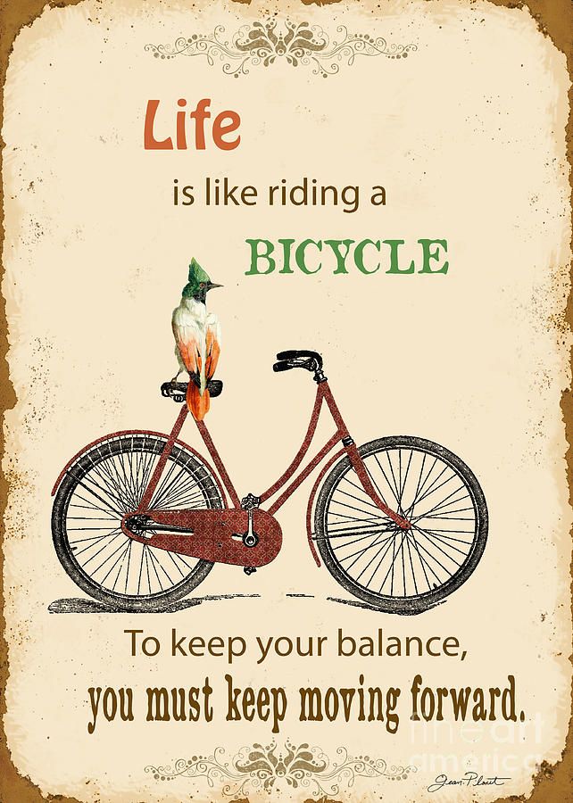 Life Typography-bicyle Digital Art  - Life Typography-bicyle Fine Art Print.jpg