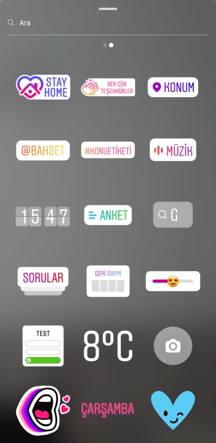 Instagram müzik Türkiye'de 