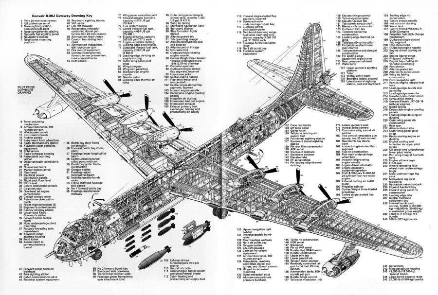 [Thingscutinhalf] The Largest Piston Aircraft Ever Made _ the B-36 Peacemaker [1920 x 1293] - ...jpg