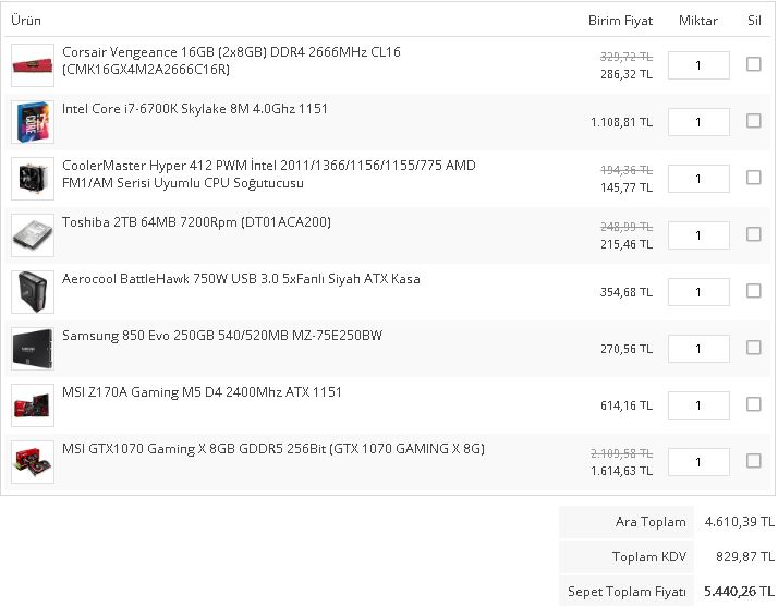 Gtx 1070 5500 TL