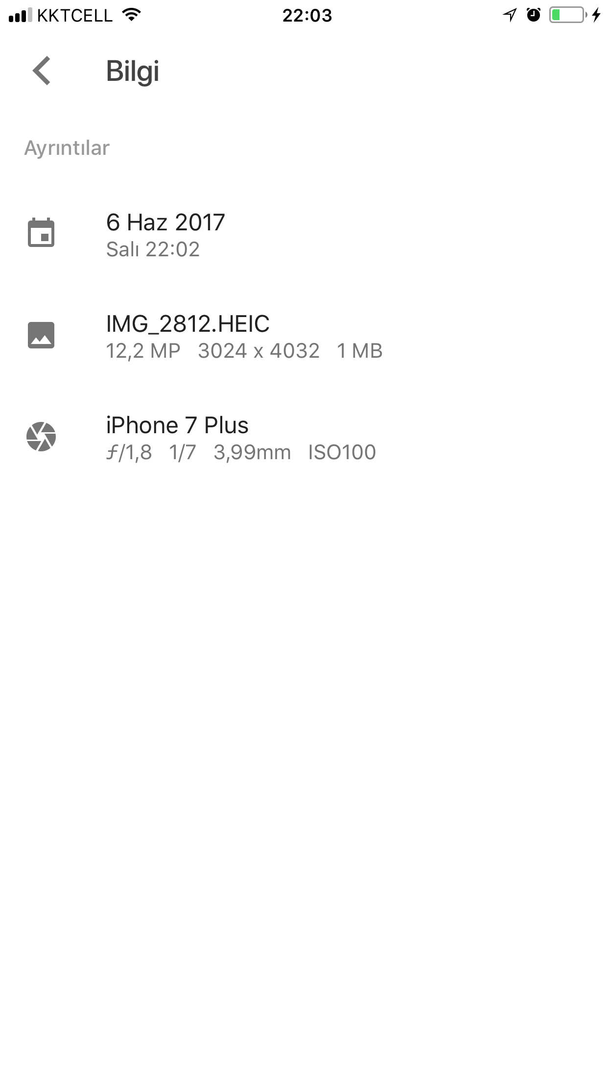 heic formatı