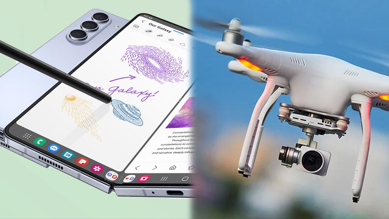 Samsung drone teslimatı
