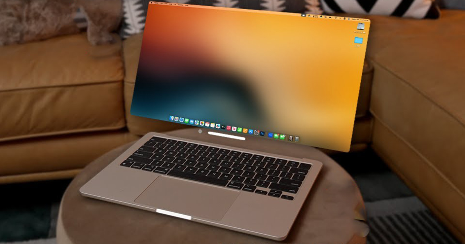 çerçevesiz macbook