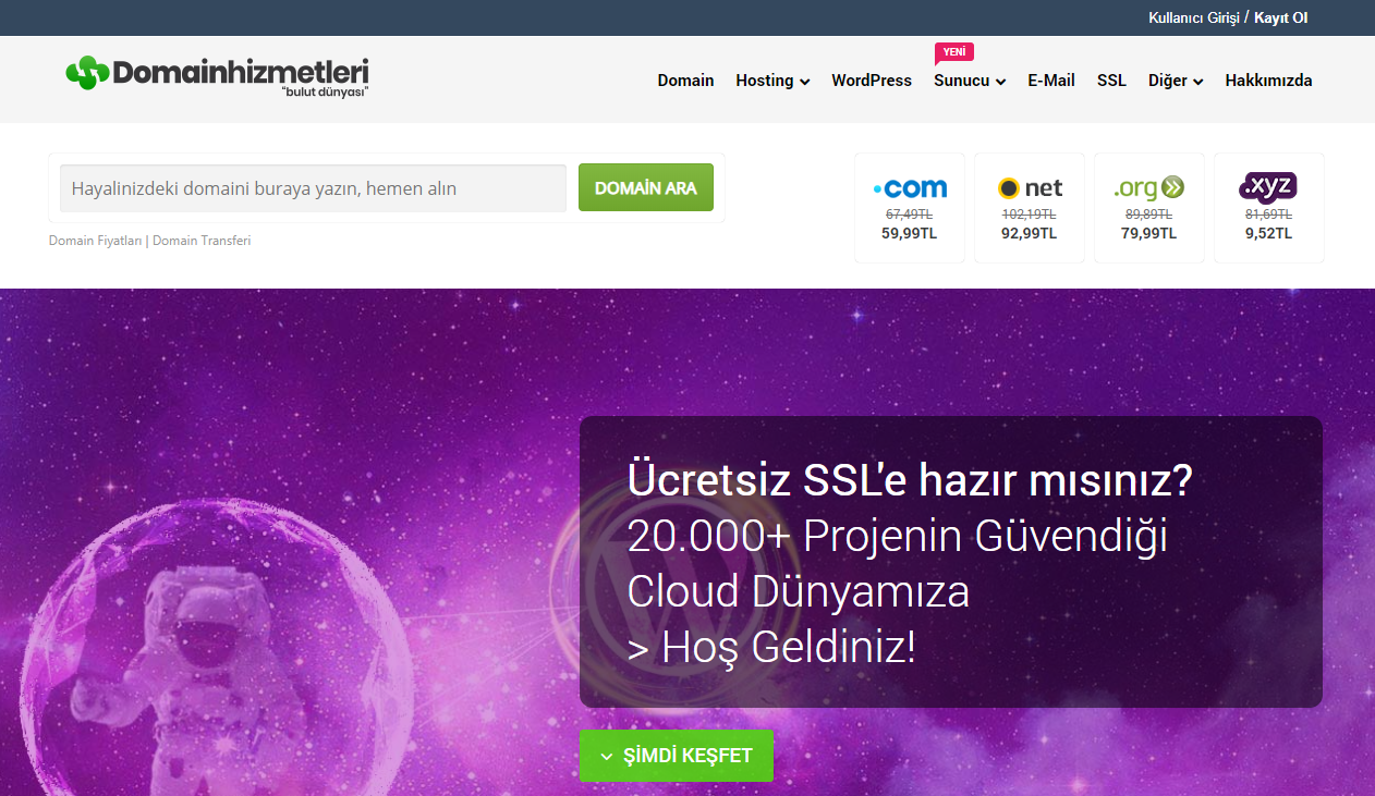 www.domainhizmetleri.com