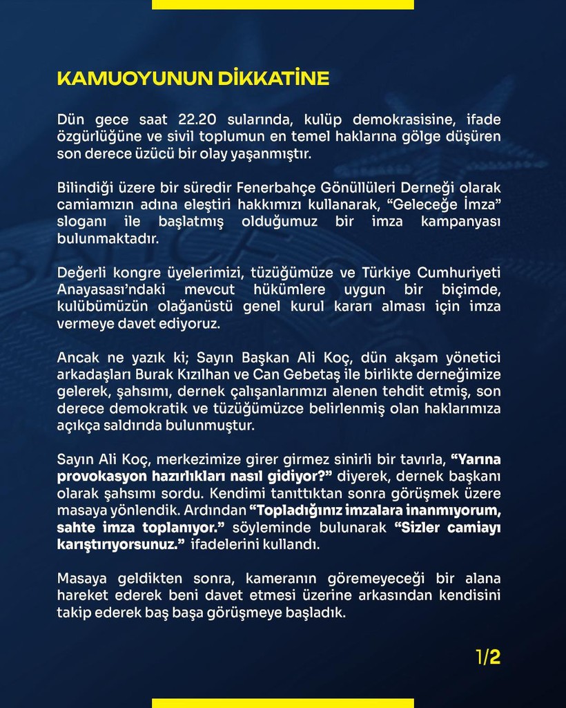 Türkiye Odatv'den öğrendi... Ali Koç dernek bastı... Dernek Başkanı konuştu: Tehdit etti - Resim : 2
