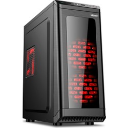 Power Boost VK-1631 500W USB 3.0 ATX Kasa Transparent Panel Full Siyah (JBST-VK1631)