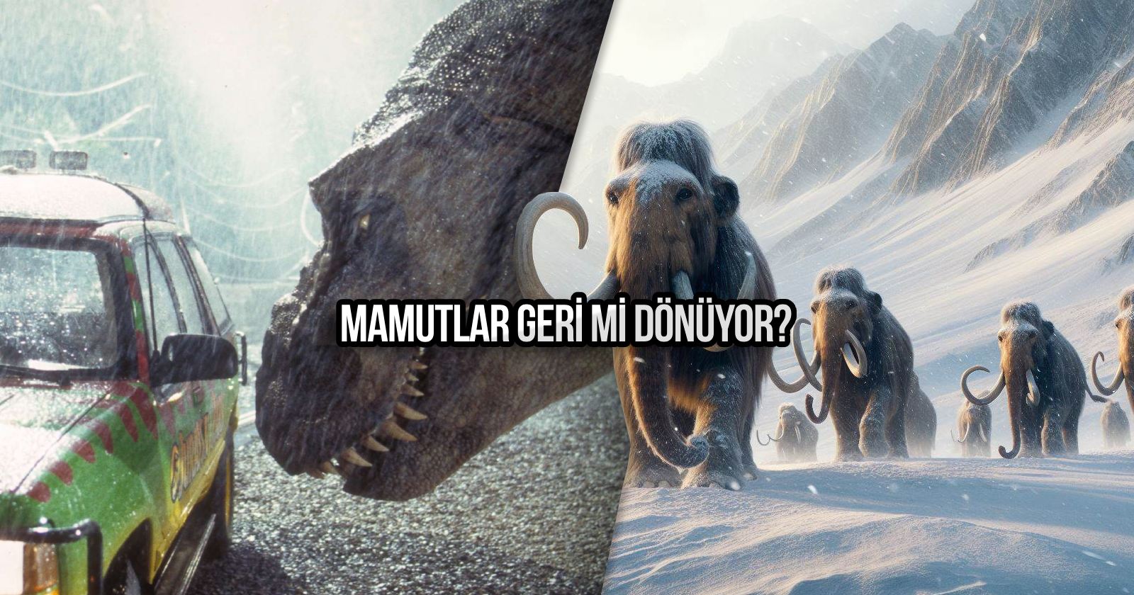 mamutları hayata döndürme, nesli tükenen hayvanlar, jurassic park