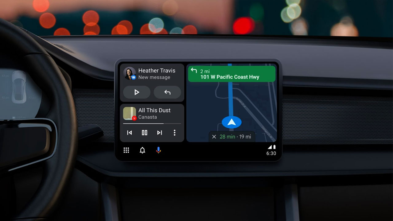 android auto google haritalar