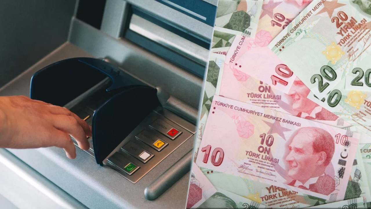 ATM'den 10 TL çekme, ATM'den 20 TL çekme, ATM para çekme