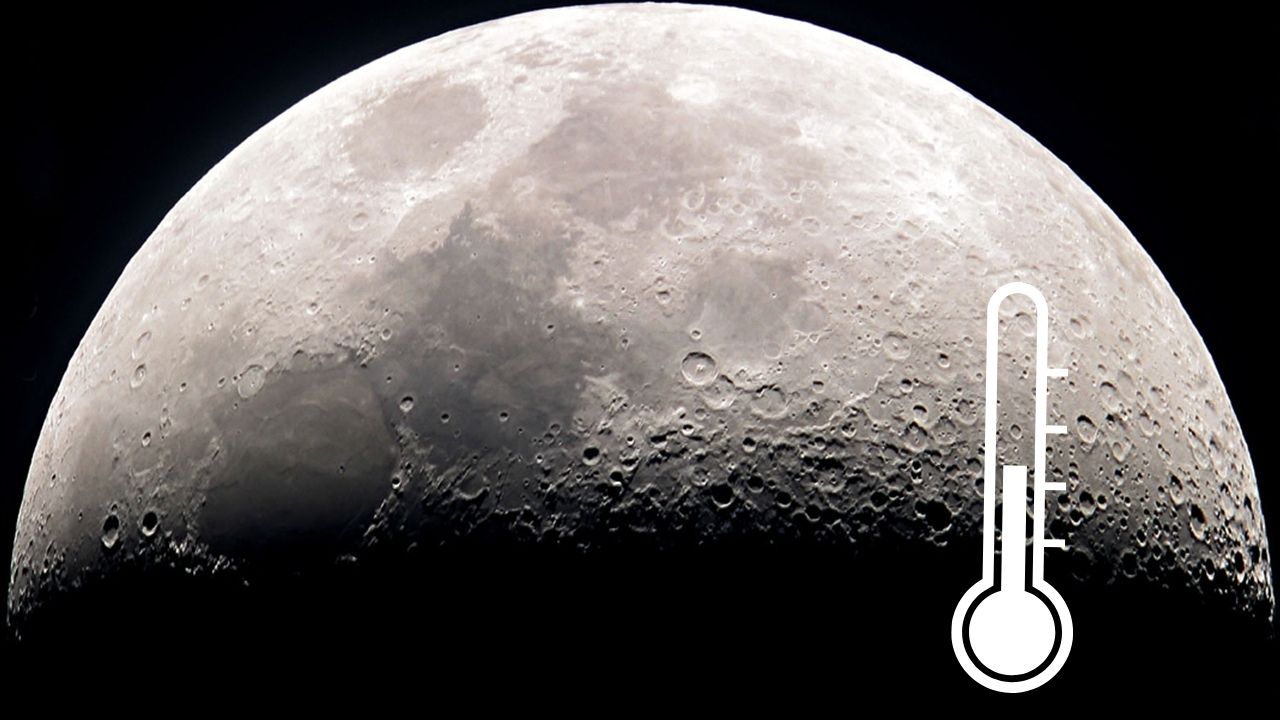 Tarihte bir ilk Ay'ın güney kutbunun sıcaklığı kaydedildi!