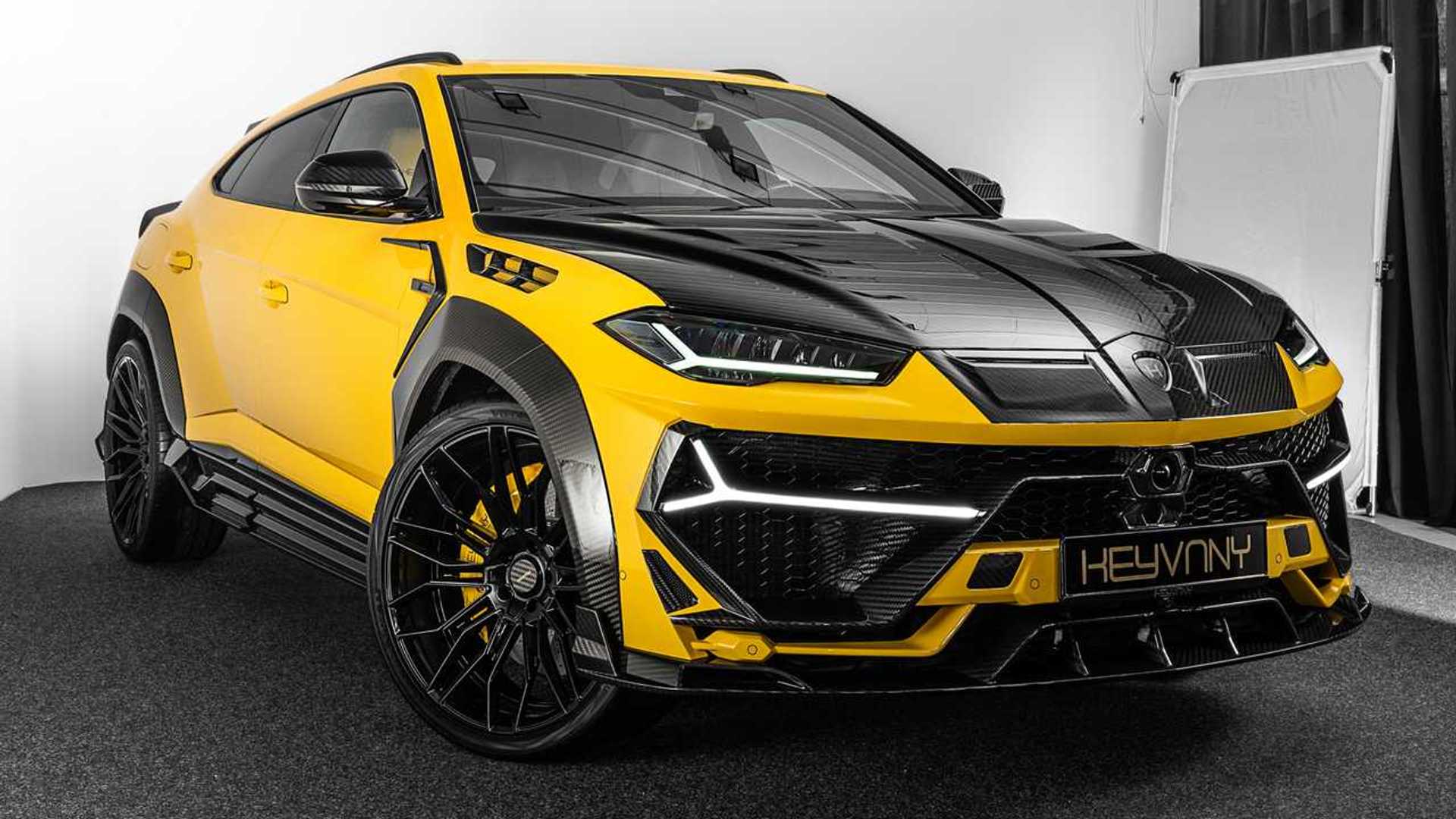 Keyvany firması Lamborghini Urus'un görünümünü sıradışı hale getirmiş