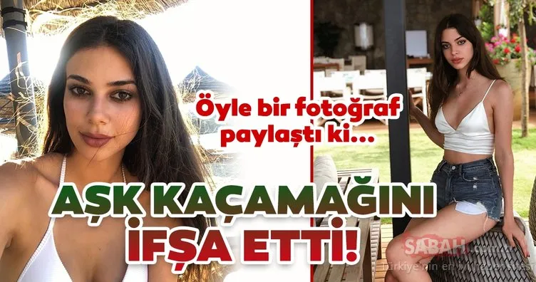 Deren Talu öyle bir fotoğraf paylaştı ki... Aşk kaçamağını ifşa eden Deren Talu panikledi...