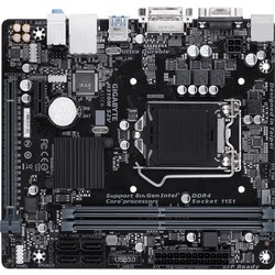 Gigabyte H310M-S2V Socket 1151, DDR4 2666MHz USB 3.1 Gen1 DVI VGA mATX Anakart