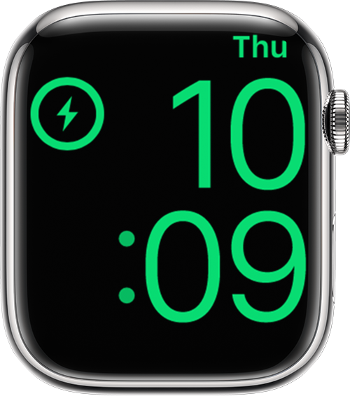 Saati gösteren Apple Watch Saati gösteren Apple Watch