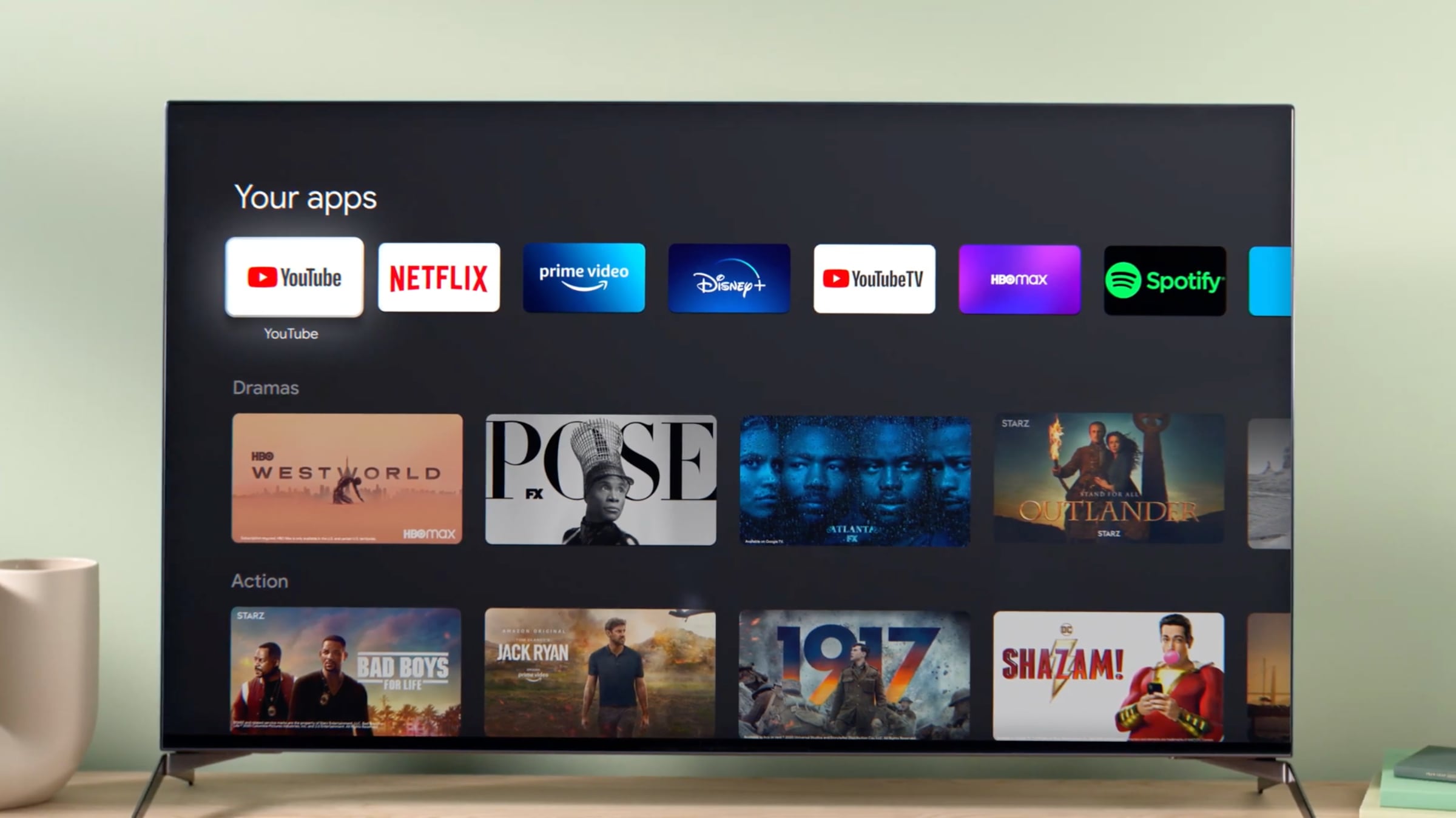 New Chromecast with Google TV has full user interface & remote -  FlatpanelsHD