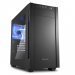 Sharkoon S1000 Window 2xUSB 3.0 3x120mm Fan mATX Pencereli Siyah Kasa 